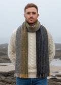 Mucros Islander Scarf | Grey Brown