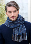 Mucros Killarney Alpaca Scarf | Blue Grey