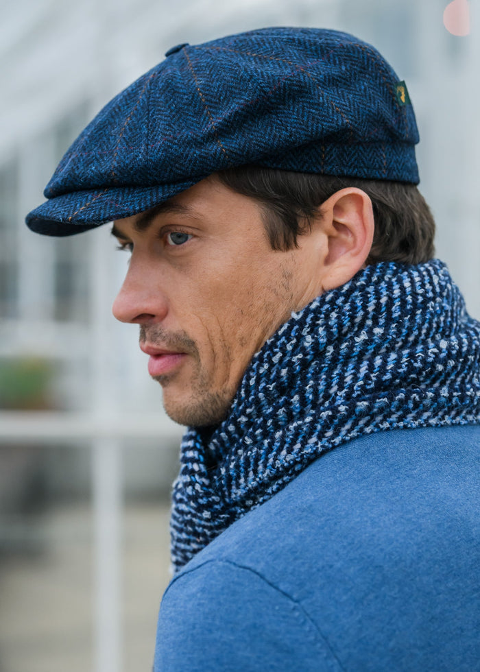 Mucros Premium Wool Driving Cap | Classic 8-Piece Design