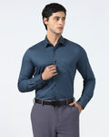 Navy Printed Shirt - Welkon