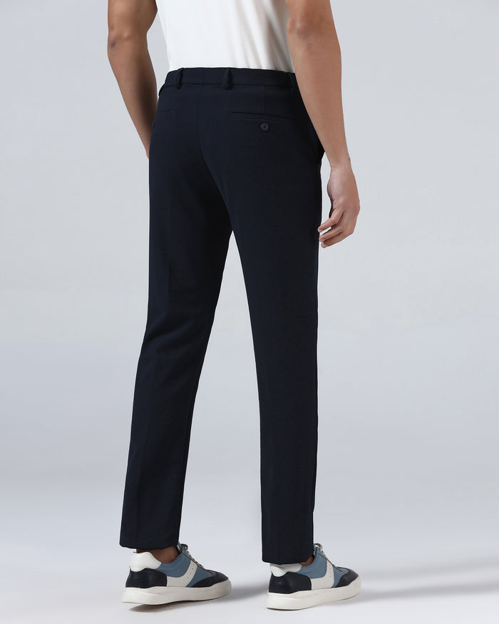 Navy TechPro Stripe Trouser - Martini