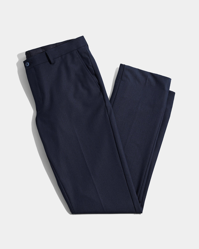 Navy Textured Trouser - Brody