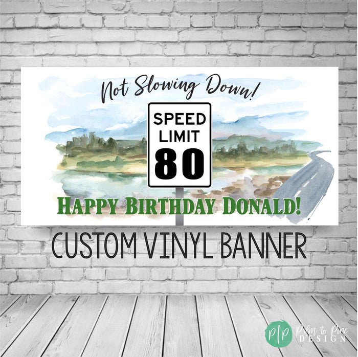 birthday banner for men
