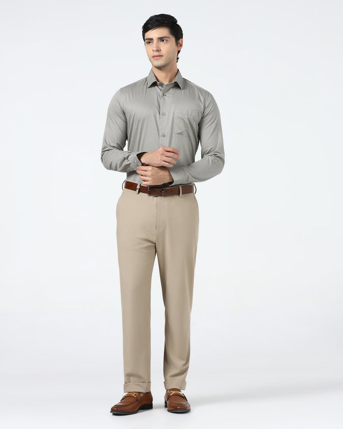 Olive Printed Shirt - Serote