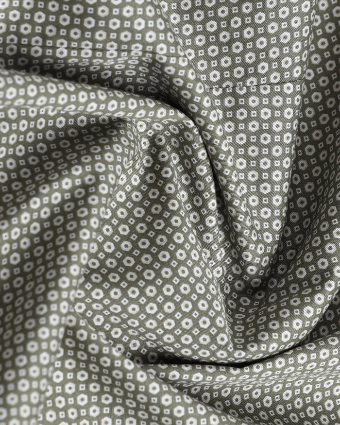 Olive Printed Shirt - Serote