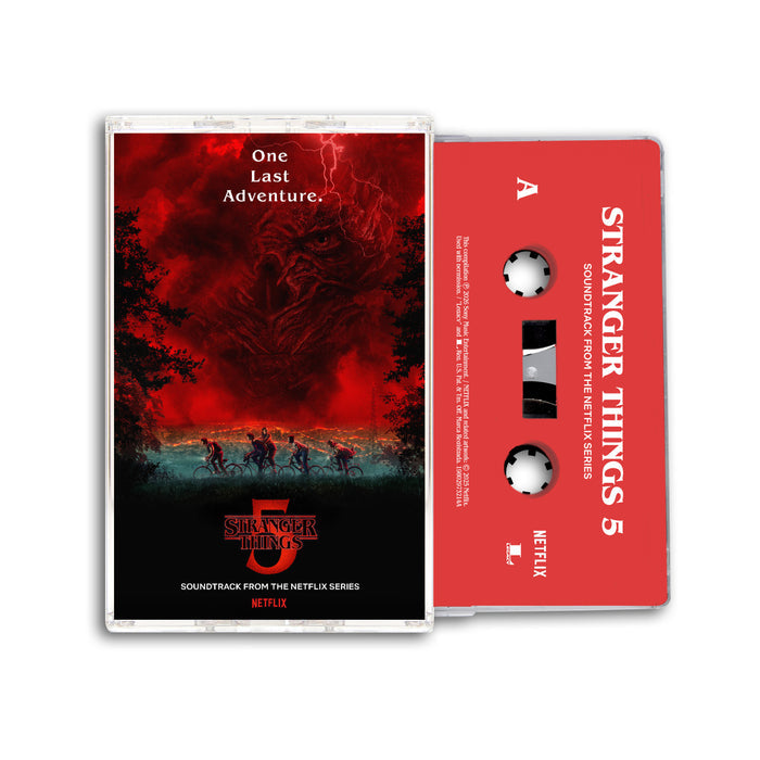 OST Stranger Things 5 Red Cassette Tape