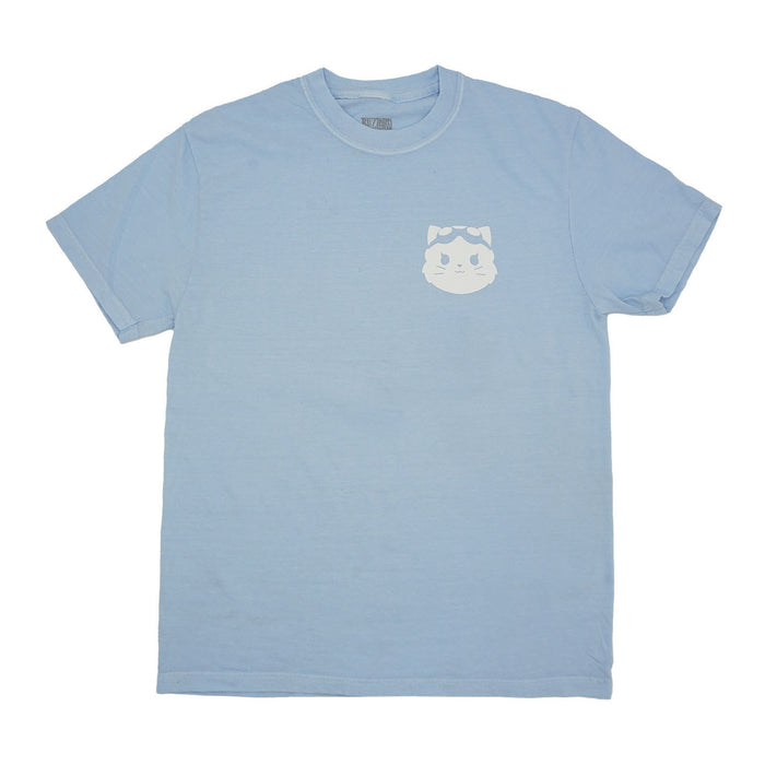 Overwatch Jetpack Cat Women's Blue T-Shirt - Front View