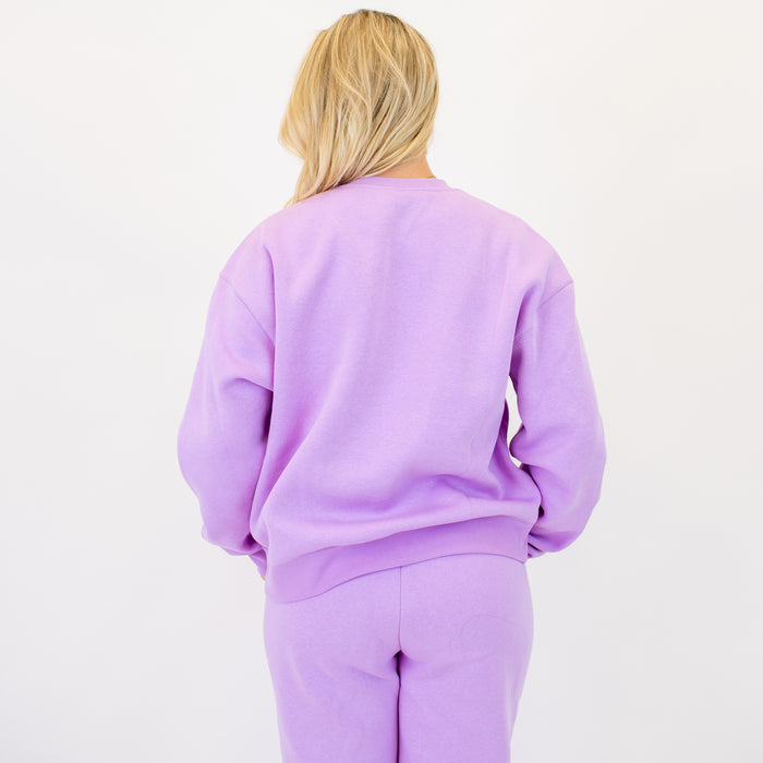 Violet Patch Crewneck Sweatshirt by FLEO - 2