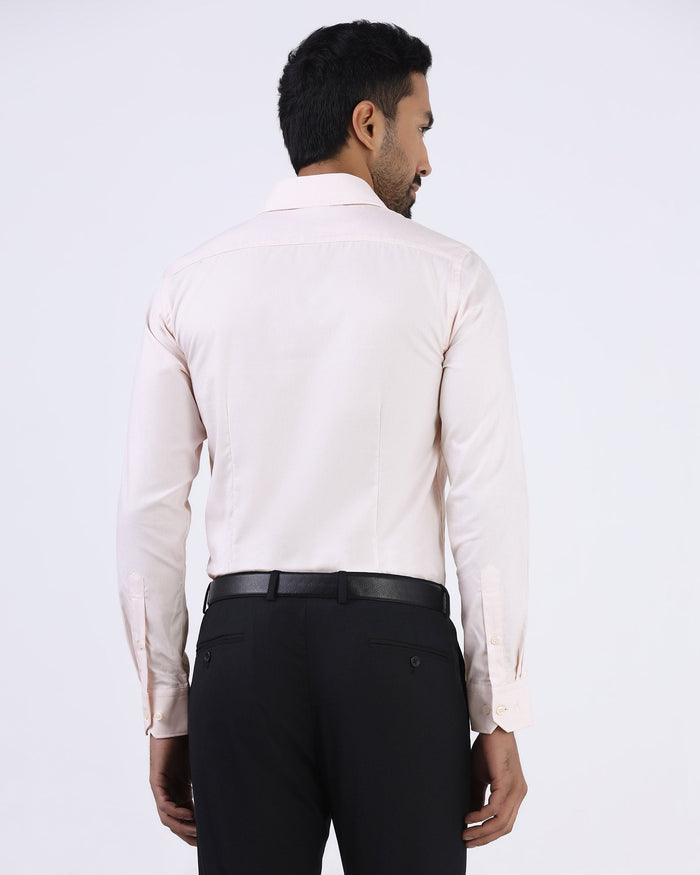 Peach Textured Shirt - Thorn