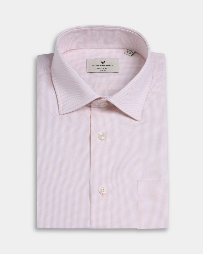 Peach Textured Shirt - Thorn