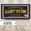 Class of 2026 custom graduation banner
