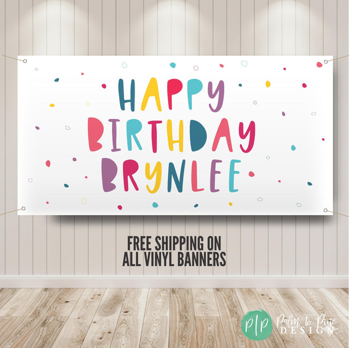 Reusable birthday banner for any age