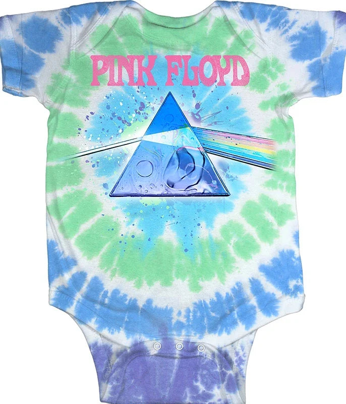 Pink Floyd DSOTM Tie-Dye Onesie