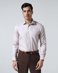 Pink Non Iron Textured Shirt - P31