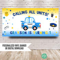police birthday banner personalized for kids birthday