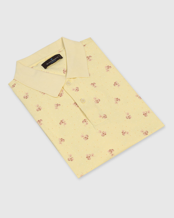 Polo Yellow Printed T-Shirt - Sonic