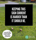 Progressive Activist Social Justice Yard Sign