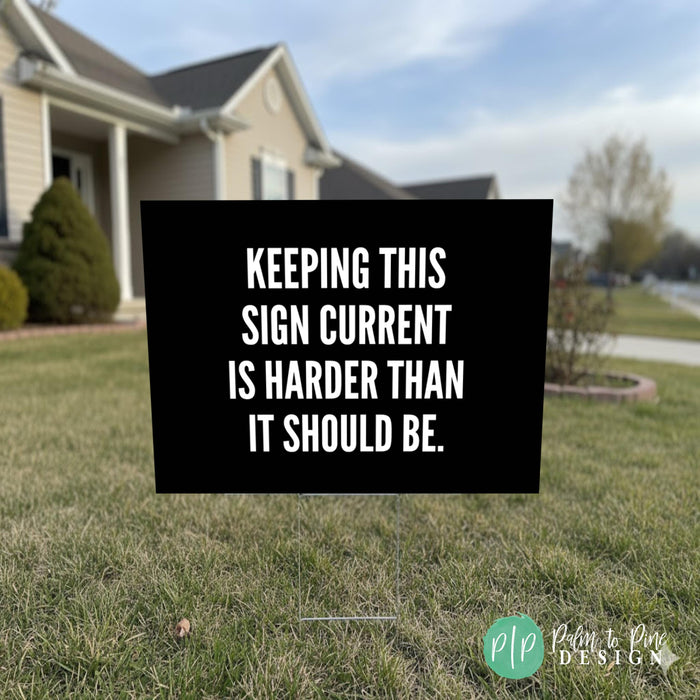 Progressive Activist Social Justice Yard Sign