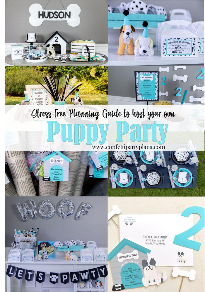 Puppy Birthday Banner