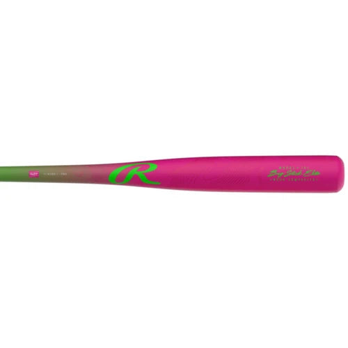 Rawlings Big Stick Elite Youth Composite Wood Baseball Bat 151Y (Pink/Green)