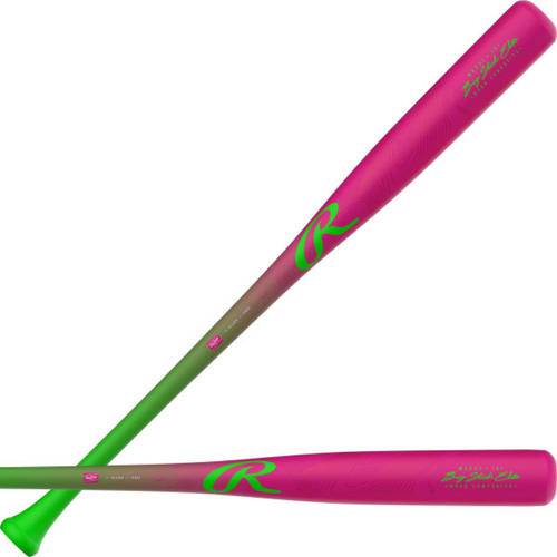 Rawlings Big Stick Elite Youth Composite Wood Baseball Bat 151Y (Pink/Green)