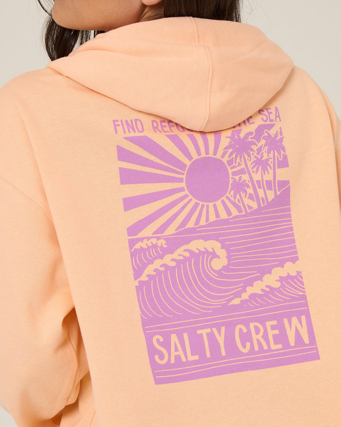 Rise And Smile Hoody - Apricot