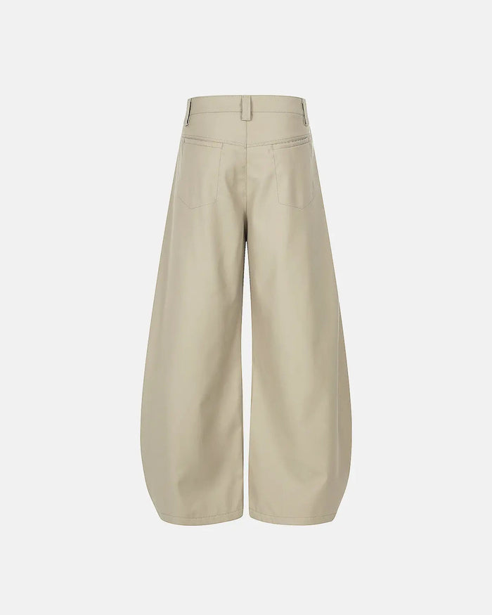 Rope Belt Wide Leg Tailored Pants | Inflation Streetwear