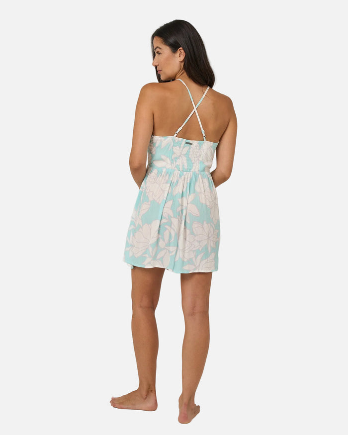Rose Parade Dress - Aquamarine