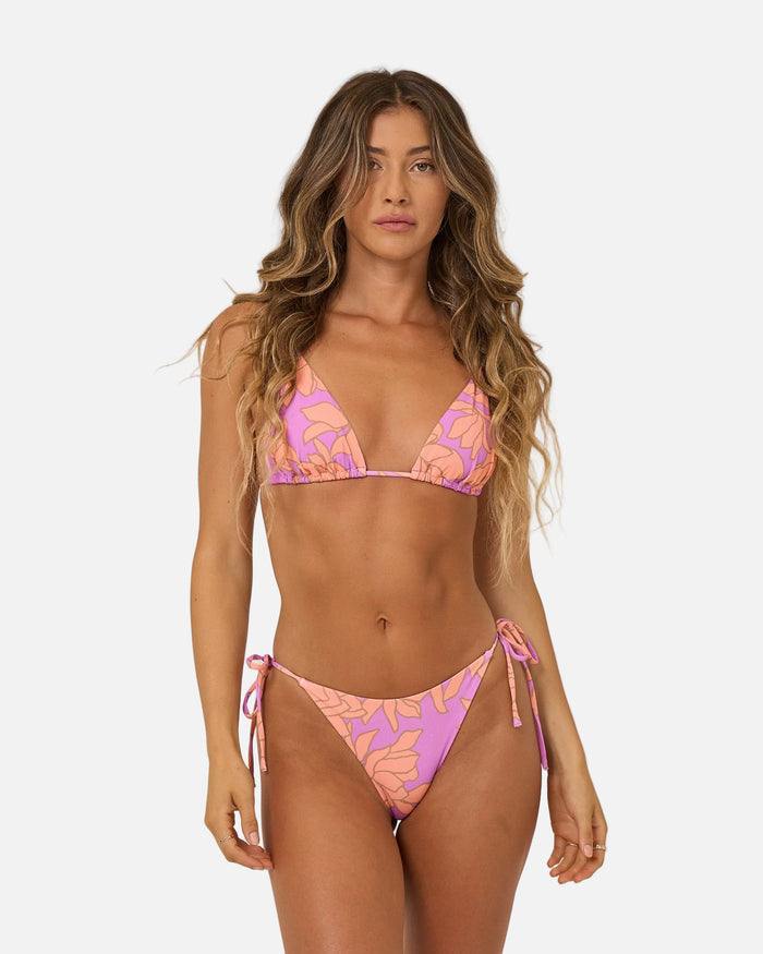 Rose Parade Tie Side Bottom - Violet