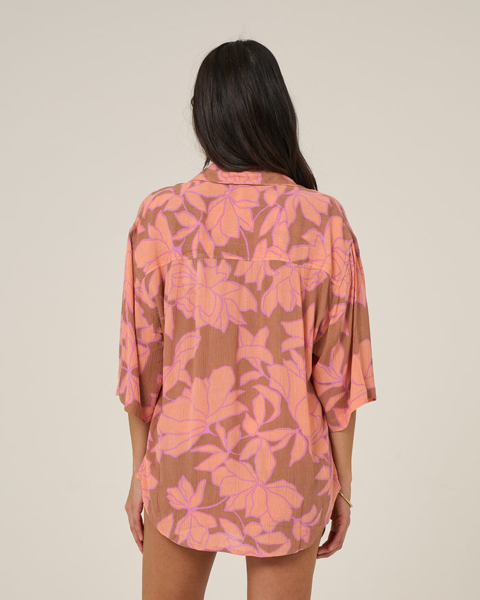 Rose Parade Tunic - Mocha