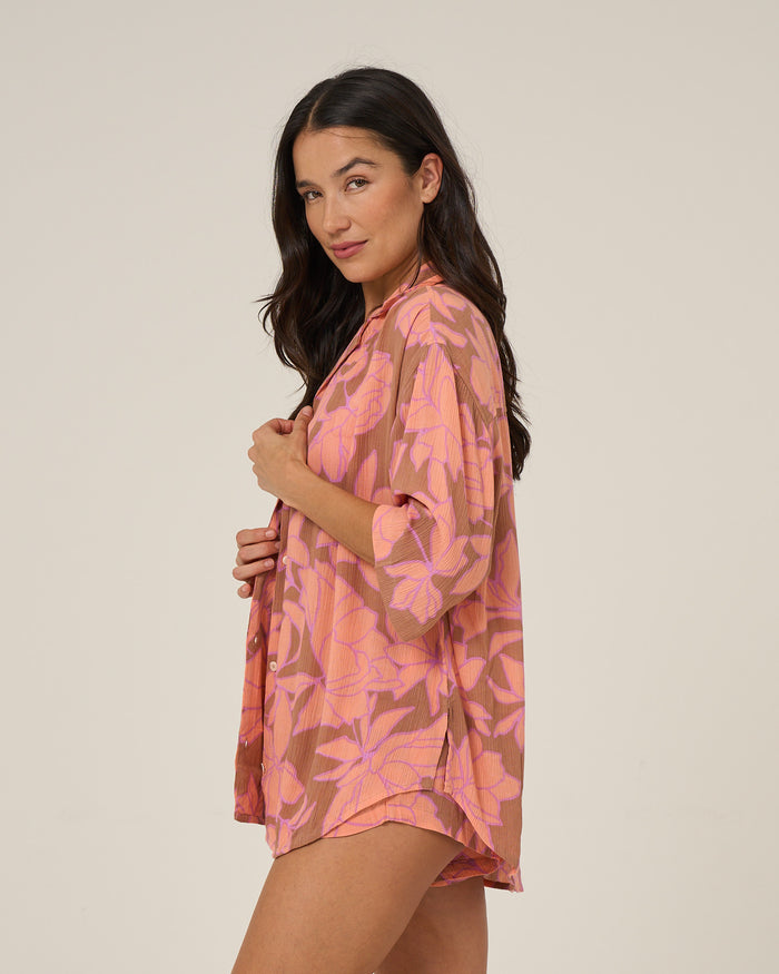 Rose Parade Tunic - Mocha