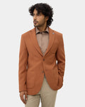 Rust Solid Blazer - Rafferty