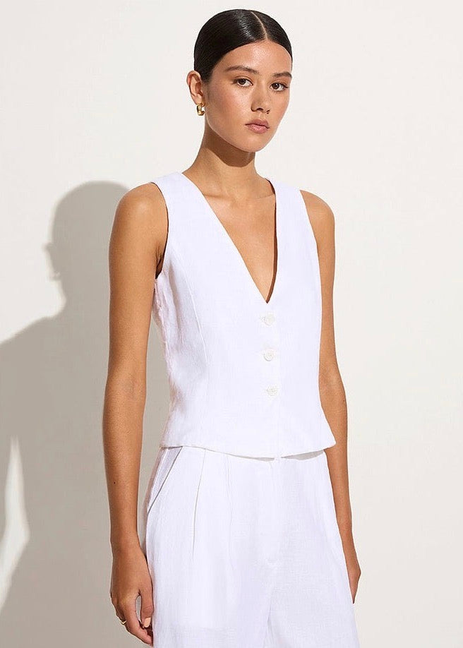 Salome Vest (White)
