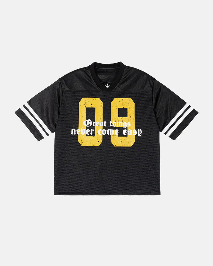 Satin Patchwork Mesh Jersey | Inflation Streetwear