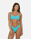 Seafarer Solids Bralette Top - Turquoise