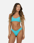 Seafarer Solids Skimpy V Bottom - Turquoise
