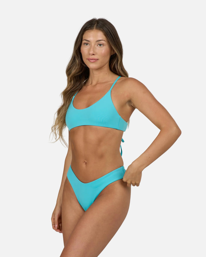 Seafarer Solids Skimpy V Bottom - Turquoise
