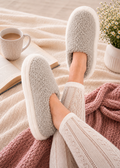 Sheep by the Sea Slippers | Grey