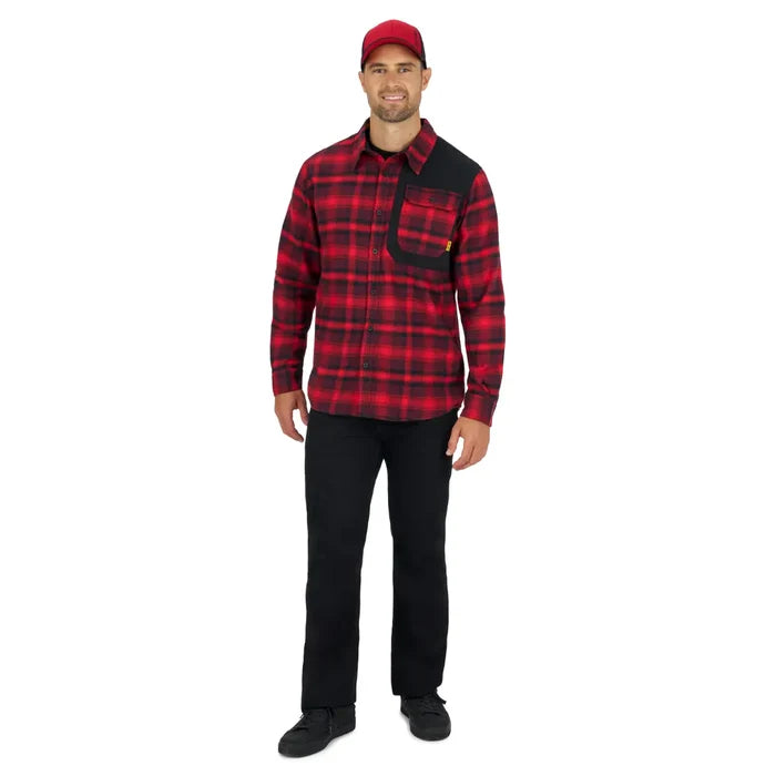 Ski-Doo Men's Plaid Flannel Shirt