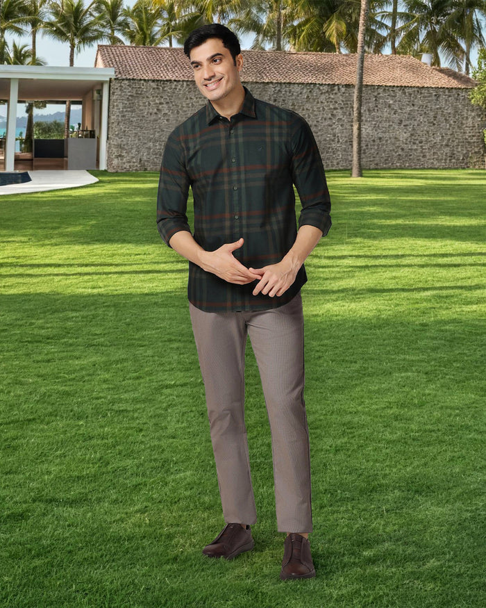 Slim Comfort B-95 Casual Mouse Printed Khakis - Bai