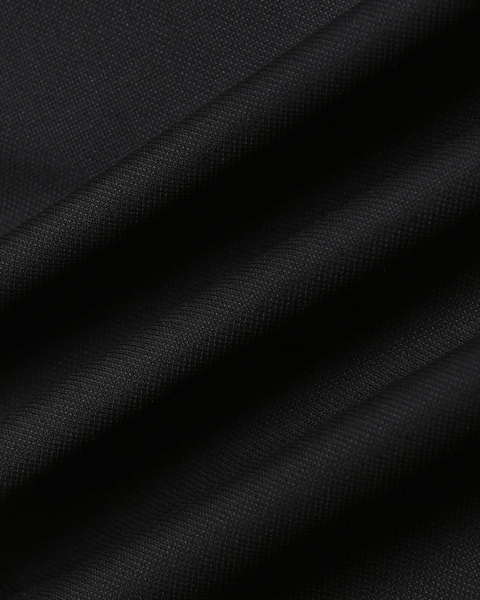Slim Comfort B-95 Formal Black Textured Trouser - Black