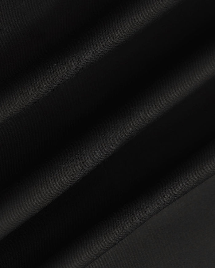 Slim Fit B-91 Formal Black Solid Trouser - Black