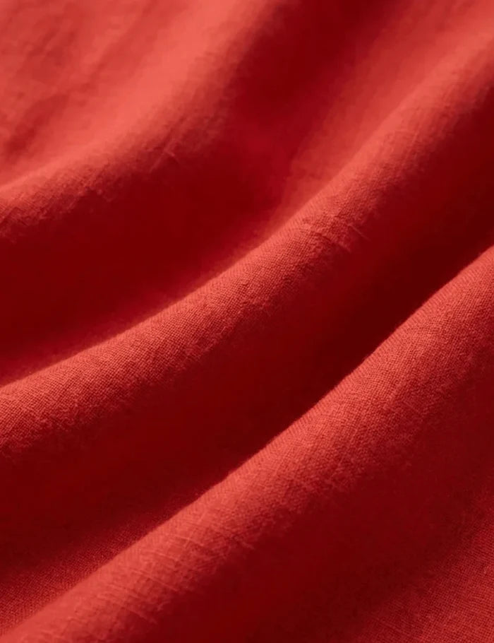 Sloane Linen Top | Chili Pepper