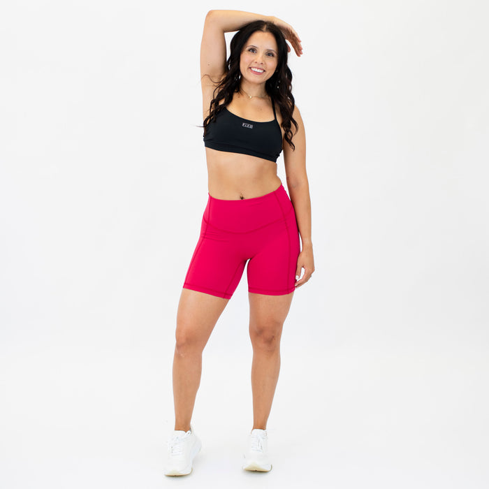 Lipstick No Front Seam Training Short 6" - Pedal | SmoothSculpt