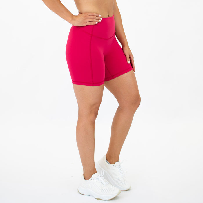 Lipstick No Front Seam Training Short 6" - Pedal | SmoothSculpt