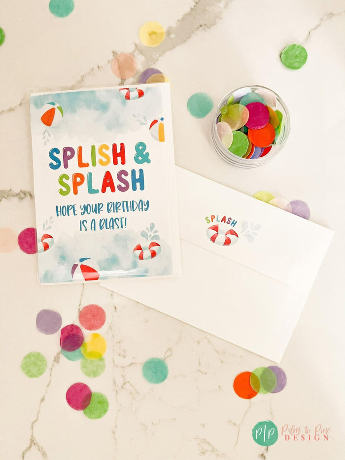 Splish Splash Kids Birthday Card