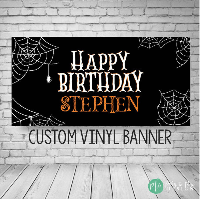 Halloween Birthday Banner