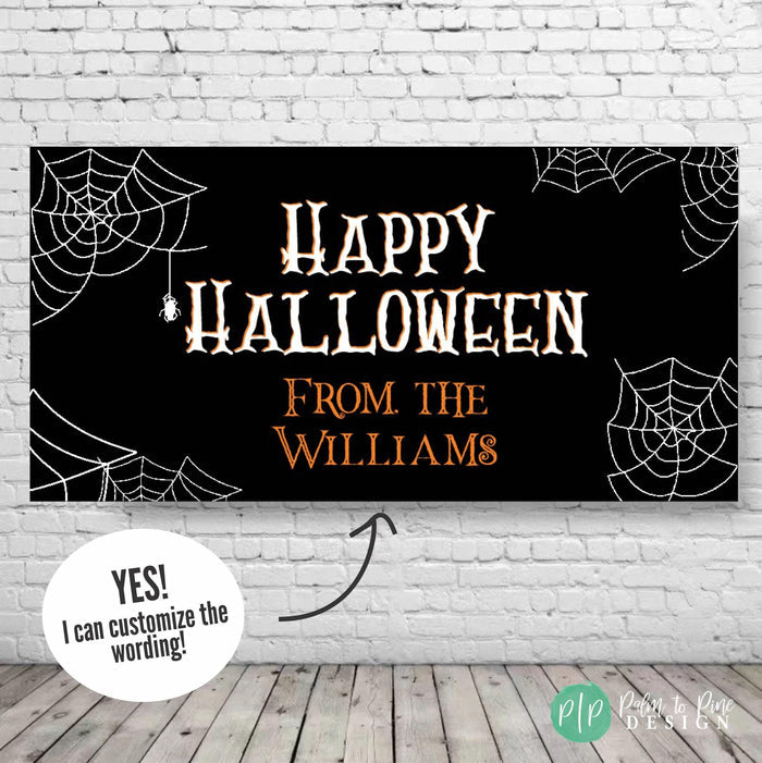 Halloween Birthday Banner
