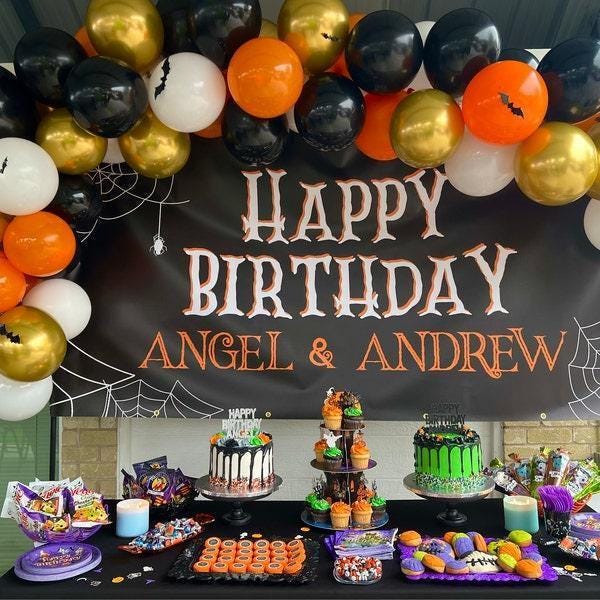 Halloween Birthday Party Set Up