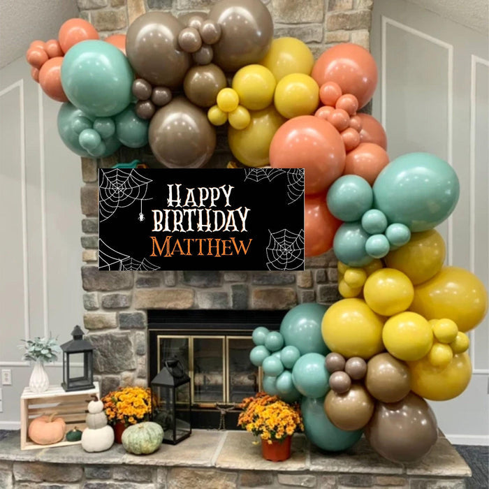 Halloween Birthday Banner